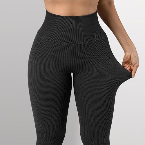 Yoga Pants Seamless Leggings For Fitness High Waist Tummy Control Push Up Gym Workout Running Solid Leggings Women