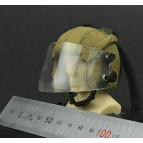 1/6 Scale EOD Helmet Model War Scene Deminer Accessories Toy Fit for 12'' Male Action Figure Body