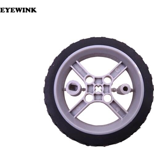 NEW 6514TT Motor Free Wheel Cross-Shaft Robot Intelligent Car Narrow Wheel 65mm Suitable for N20 Motor Route Patrol