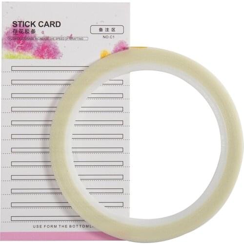 Premade Eyelash Storage Pallet Individual Eyelashes Extension Volume Lash Display Paper Pad Card Graft Tool Dual Adhesive Tape