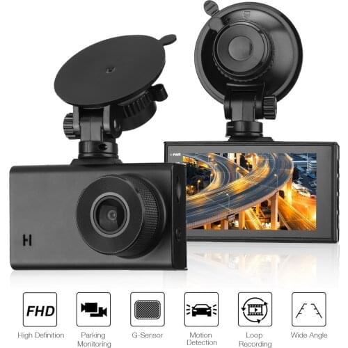 WiFi GPS Dash Cam 1080P Full HD 170° Wide Angle Surveillance Camera Car Recorders DVR Dashcam Support G-Sensor Loop Recording
