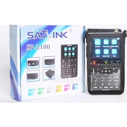 2019 New Arrival Satlink SP-2100 HD DVB-S/S2 FTA Satellite Finder with MPEG-2/MPEG-4 compliant