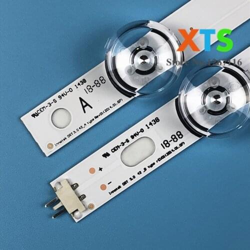 80 Pieces LED Backlight Strip 8 Leds For LG 42 Inch TV INNOTEK DRT 3.0 42" 6916L 1709B 1710B 1957E 1956E 6916L-1956A 6916L-1957A