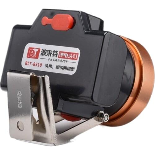 8319 bright headlight glare lithium rechargeable small underground mine lamp helmet hook head mount