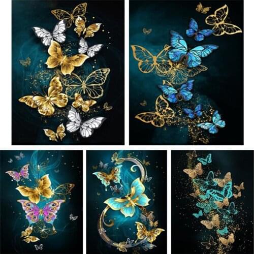 Diamond Embroidery painting puzzle 5d,Full,diamond painting christmas,square Rhinestone,Mosaic abstract butterfly pattern