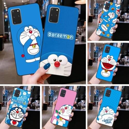 Cartoon Cat Doraemons Phone Case For Samsung Galaxy S21 Plus Ultra S20 FE M11 S8 S9 plus S10 5G lite 2020