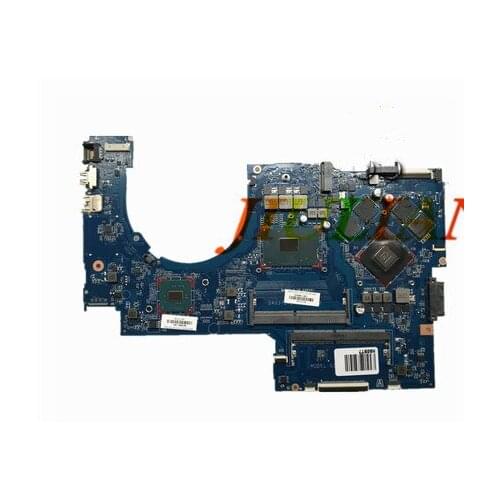 DAG37DMBAD0 Mainboard For HP NOTEBOOK 17-W 17-AB 17-w252nz Laptop Motherboard with 1050 2GB i7-7700HQ 915466-601 Tested