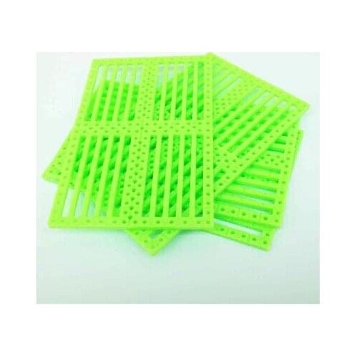 10PCS Function panel chassis DIY toy car shell plate perforated plastic sheet plastic sheet materials science experiments