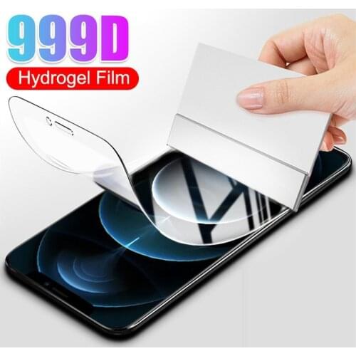 Full Cover Hydrogel Film For iPhone XR X XS Max Screen Protector 11 12 Pro Max 6 6S 7 8 Plus SE 2020 12 Mini Not Glass