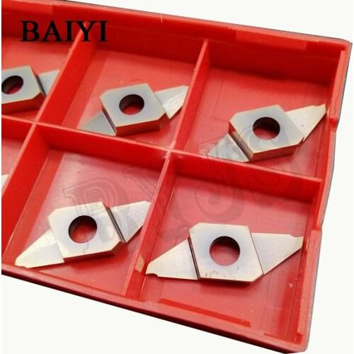 10P BY TKF oblique cutting slot CNC turning cutting grooving carbide insert TKF16R100S-16D/150S BP1125 blade for stainless steel
