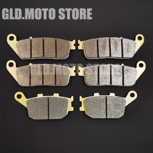 Front / Rear Brake Pads For Honda CBR600 F F3 Super Sport 95-98 CB600F Hornet 98-06 CB750F 92-08 CBF1000 CBF1000F Non ABS 06-19