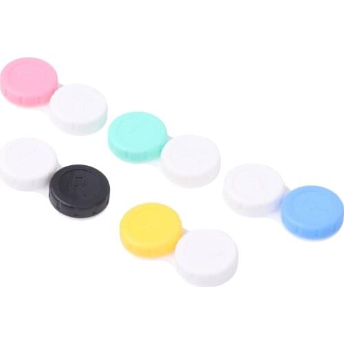 Contact Lens Box Holder Plastic Objective Travel Portable Case Storage Container