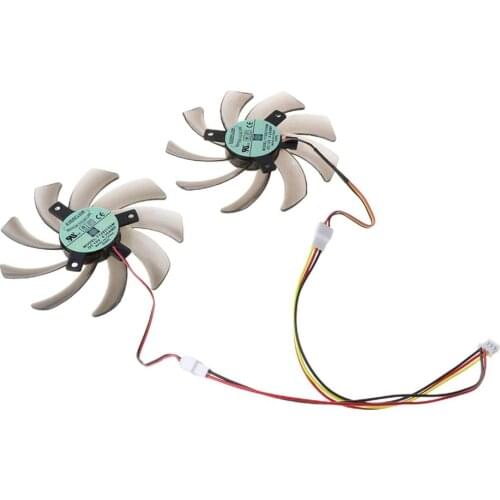 2Pcs 95MM T129215SM 3Pin Cooler Fan For Gigabyte 7850 Radon R9 270 GTX 670 650 660Ti 550 Graphics Card Cooling Fan