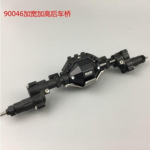 KYX Rear axle,small bridge egg diamond type widened and raised rear axle for Axial SCX-ll 90046