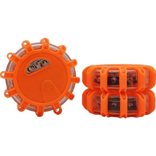 Magnetic Emergency Roadside Safety Light IP44 Road Flares Rescue Light LED Strobe Warning Light Flashlights Car Beacon Lamps