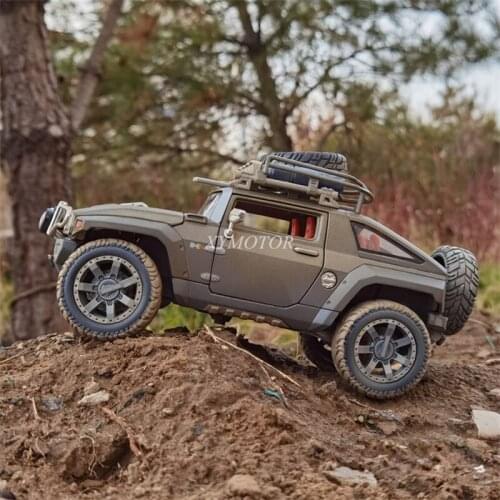 Maisto 1:18 For Hummer HX Dirty Edition Metal Diecast Model Car Kids Toys Gifts Gray/Pearl Red/Green Collection Display