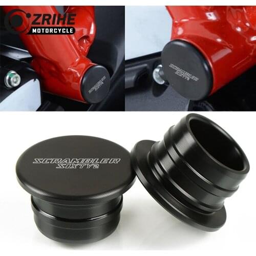 Motorcycle Nylon Frame Plug Swing Hole Plugs Frame Swingarm Hole Cover Caps Arm Plugs Kit For Ducati Scrambler Sixty2 2016-2018