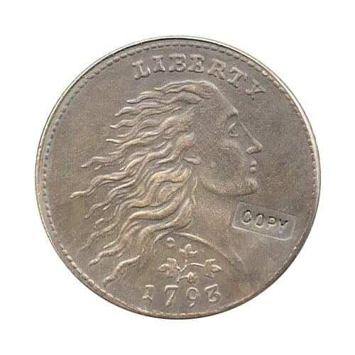 Wholesale 1793 WREATH LEAF CENT COINS COPY 100% coper manufacturing