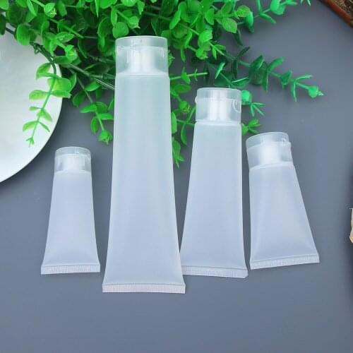 Empty Portable Travel Tubes Squeeze Cosmetic Containers Cream Lotion Plastic Bottles 20ml 30ml 50ml 100ml