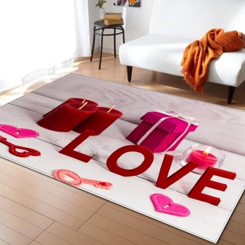 RULDGEE 1PCS Polyester Anti Slip 3D Printing Carpet for Living Room Kitchen Mat Bedroom Carpet Floor Door Mat Decoration Carpet