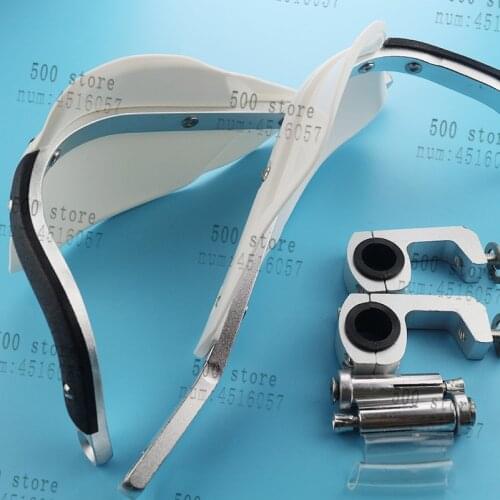 Good quality 22mm 28mm white Dirt Bike Motocross handguards Hand Guards for HONDA CRF 250L 250R 150R 450X