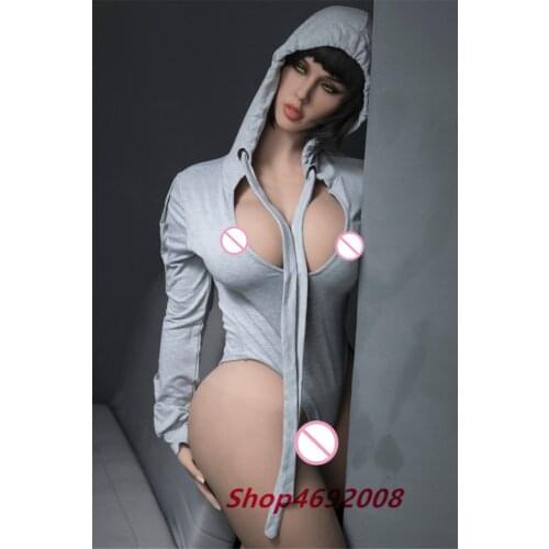 Europe 168cm silicone Sex Dolls Soft Solid Metal Skeletont Life Size Female Love Dolls With Big Ass Waist For Men