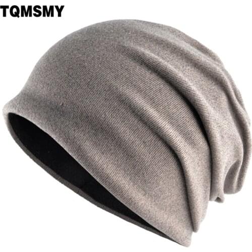 TQMSMY Solid Color Beanies Women Autumn Casual Hats Men Winter Warm Bonnet Cap Unisex Fashion Hip Hop Gorras Soft Hats TMB07
