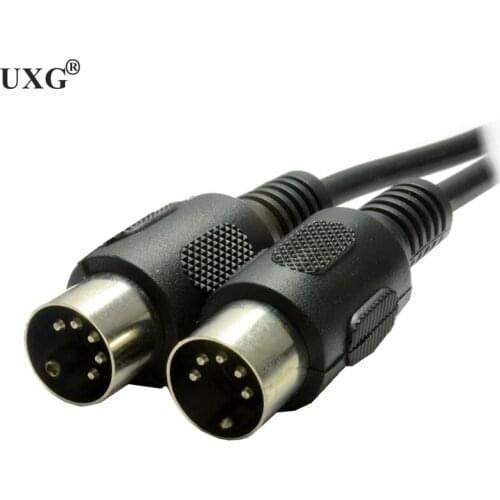 1M 1.5M 5FT MIDI 5Pin DIN Male to Male Audio MIDI AT Adapter Cable For MIDI Keyboard,MIDI Extension Cable