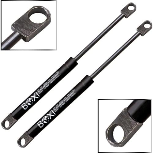 1 Pair 4674 Universal Lift Supports Extended Length: 10.00 Inches Compressed Length: 6.75 Inches Force: 90 Lbs. Eyelet End