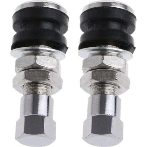 1 Pair Tire Wheel Valve Tubeless No Tube Stem Motorcycle Car Bike ATV Bicycle Motorcycle Exhaust Systems
