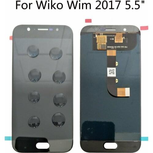 100% Original New For Wiko Wim 2017 5.5" LCD Display Touch Screen Digitizer +3M