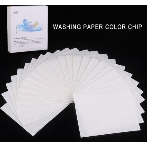 24pcs/box Anti Dyeing Color Grabber Absorption Paper Sheet Clothing Washing Tool 28cmx11cm Anti-dyeing Laundry Accessories