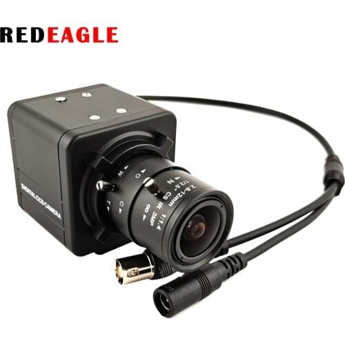 REDEAGLE 1200TVL 700TVL CCTV Analog Security Camera Varifocal Manual Zoom Focus Box Cameras Metal Body Black