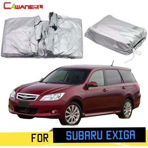 Cawanerl For Subaru Exiga 2008-2018 Car Cover Outdoor MPV Sun Scratch Rain Snow Protector Cover Windproof With Password Lock
