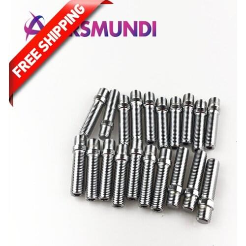 FREE SHIPING EXTENDED Wheel Stud Conversion Tall Lug Bolts / SCREW ADAPTER (M14.1.5-M12x1.5 ,M12.1.5-M12x1.5,M14.1.25-M12x1.5, )