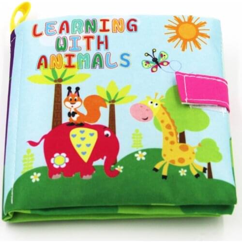 4 Style 0-36 Months Baby Toys Soft Cloth Books Rustle Sound Infant Educational Stroller Rattle Toy Newborn Crib Bed Baby Toys