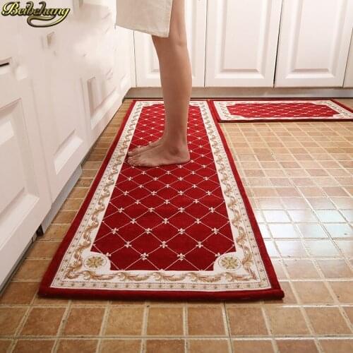 Beibehang Household combination carpet rectangular non-slip absorbent kitchen mat bathroom door mats