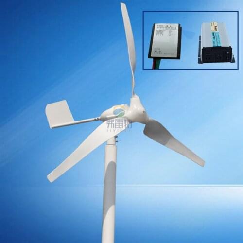 Hot selling 600w MAX 800w wind generator with 600w wind charge controller and 1000w pure sine wave inverter