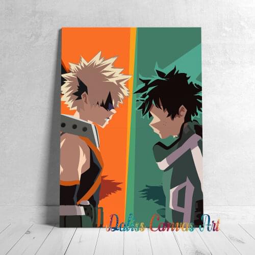 Anime deku My Hero Academia Canvas Pictures Home Decoration Paintings Poster HD Prints Wall Art Modular Living Room Framed