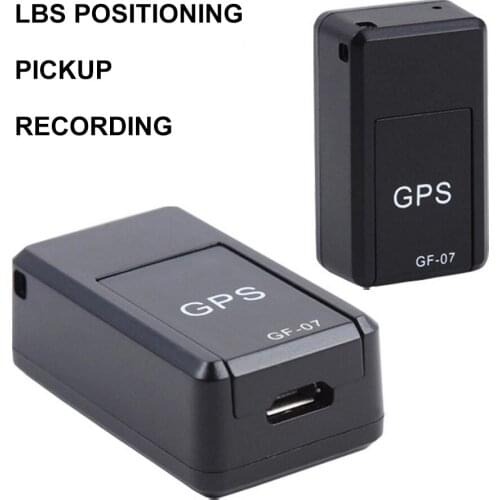 Mini Car GPS Tracker Recording Adsorption Anti-Lost Alarm Tracker Recording Voice Control Tracking Device Can Record