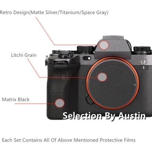 Retro Decal Skin For Sony A1 Alpha 1 a1 Camera Skin Decal Protector Anti-scratch Coat Wrap Cover Case