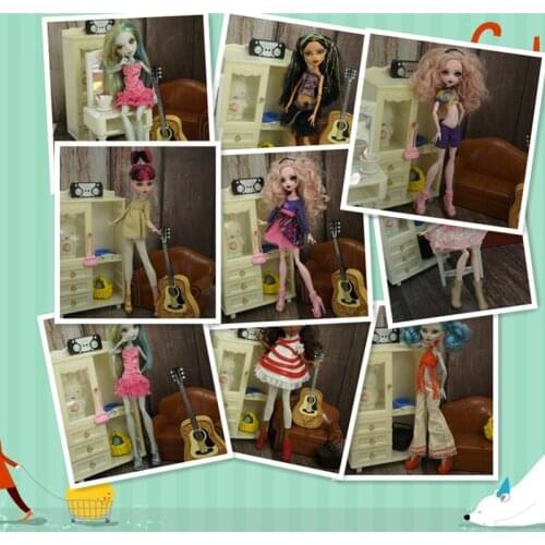 New arrive clothes for bratz doll Monster high doll suit for 30cm doll plastic doll only clothes wave 2
