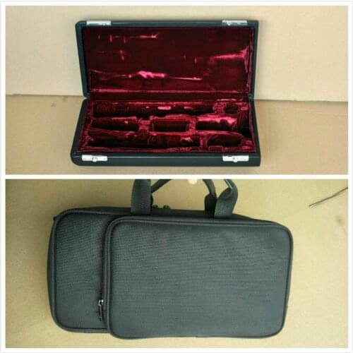 New clarinet case, real wood material leather box and clarinet portable package