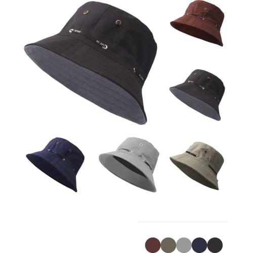 Unisex Solid Casual Cap Fashion Foldable Sun Protection Cap Outdoor Travel Casual Pot Bucket Hats Шляпа Рыбака #P2