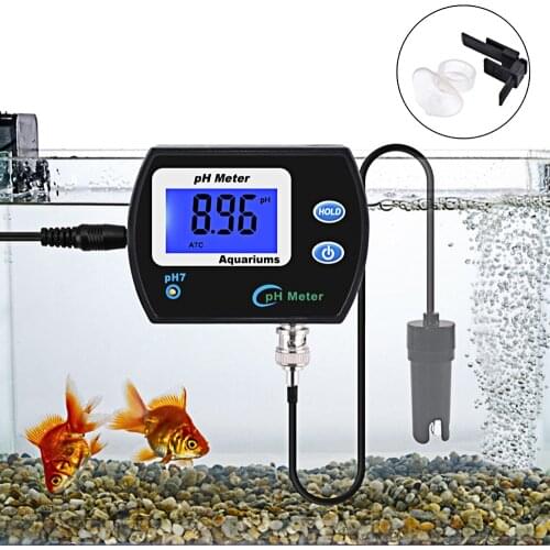 Online PH Monitor Aquarium Water Quality Tester Digital 0.00-14.00 PH Meter With Large Screen Pool Wine Urine Acidity Analyser
