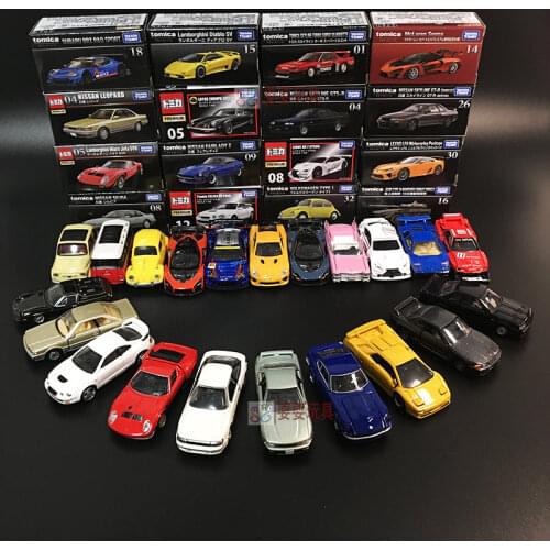 TOMICA Limited Initial D Black Box PREMIUM Lamborghini LEXUS Nissan Lotus Alloy Car Sports Car Model Toy Collections Boy Gifts