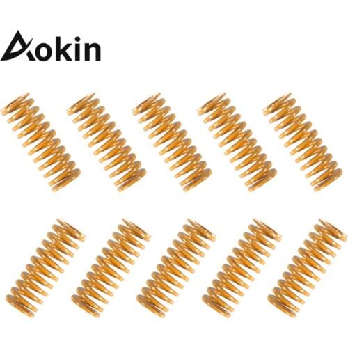 Aokin 3D Printer Parts Springs For Heated Bed MK3 CR-10 Hotbed Imported Length 25mm OD 8mm ID 4mm ender-3 Spring For 3D Printer