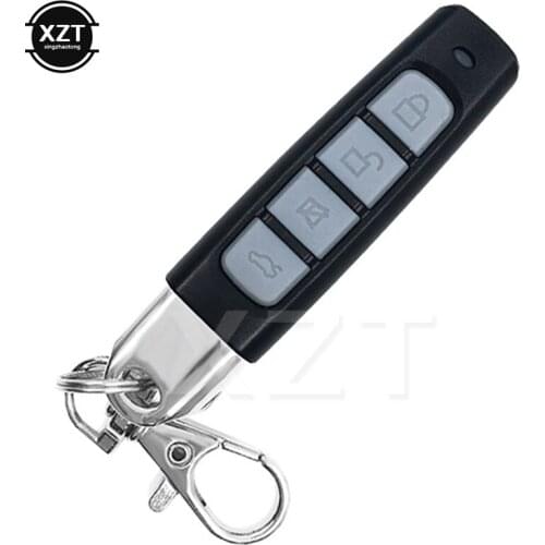 1pcs Car Door Remote Controller 433MHZ Auto Pair Copy Remote 4 Buttons Garage Gate Remote Controller Sensitive with Key Ring