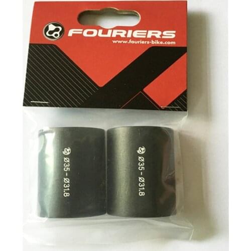 FOURIERS Stem Reducer Sleeve Adaptor Aluminium alloy for bar bore 35mm to 31.8mm Bicycle Fork Tube Shim Adapter AC-A002