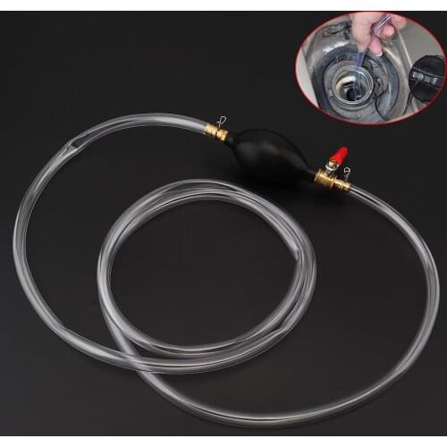 10mm PVC Hand Suction Pump with Fuel Liquid Transfer Pump Pipe Car manual oil suction pipe for Car Boat Marine Motorcycle